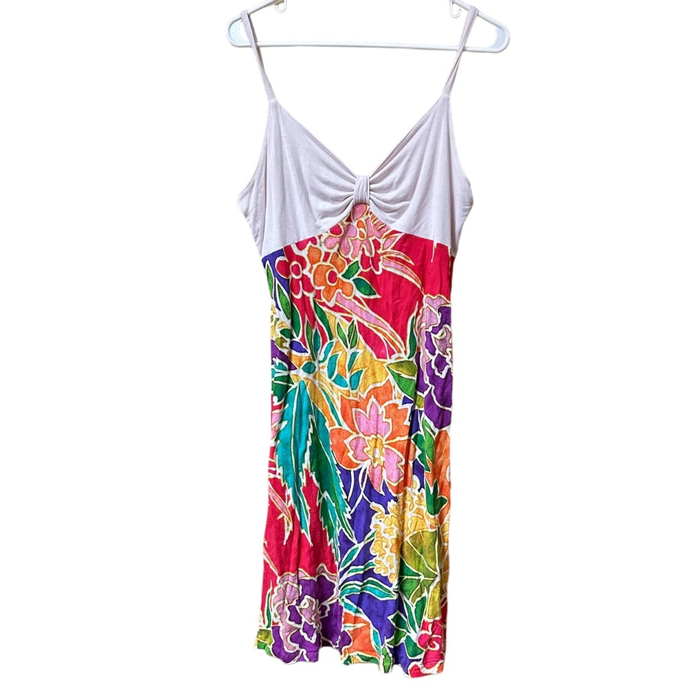 Jams World Y2K Vintage Wild Flowers Dress Size XL Resort Wear